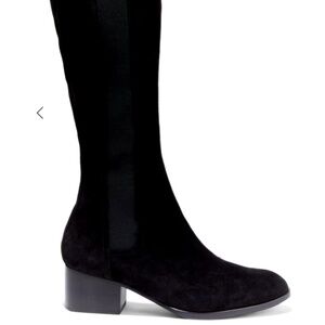 Rag and Bone Black Suede Knee Highs